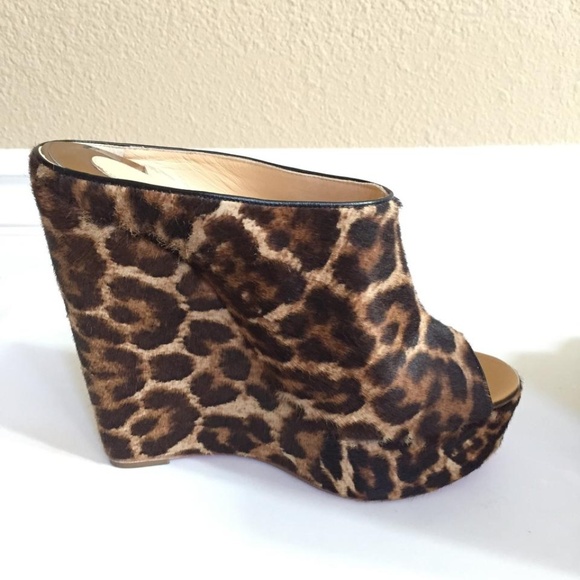 Christian Louboutin Shoes - ❌SOLD🙁Christian Louboutin Animal Print Wedges